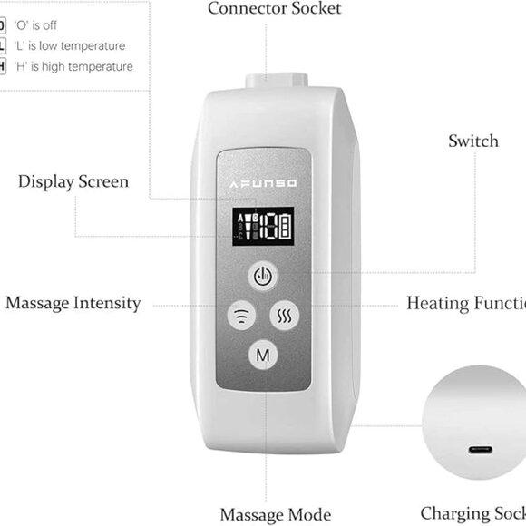 NEW Head Scalp Massager and Heater Rechargeable - Picture 3 of 7